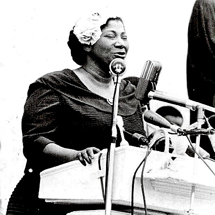 Singer Mahalia Jackson