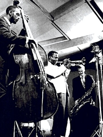 Percy Heath with Miles Davis & Gerry Mulligan