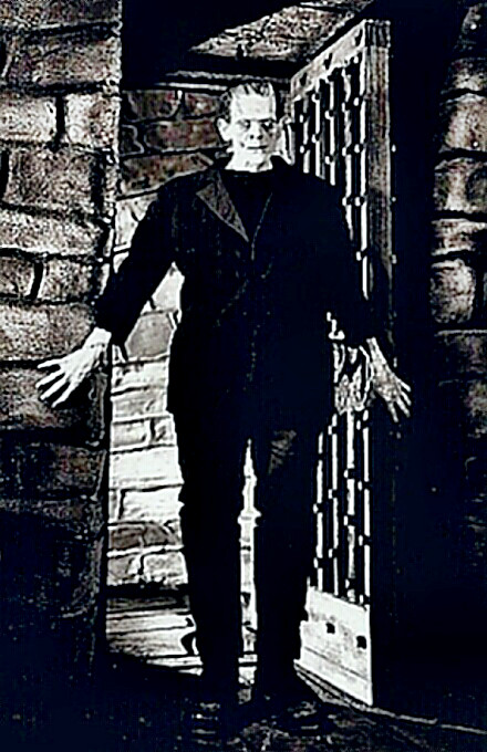 Boris Karloff as the Frankenstein Monster