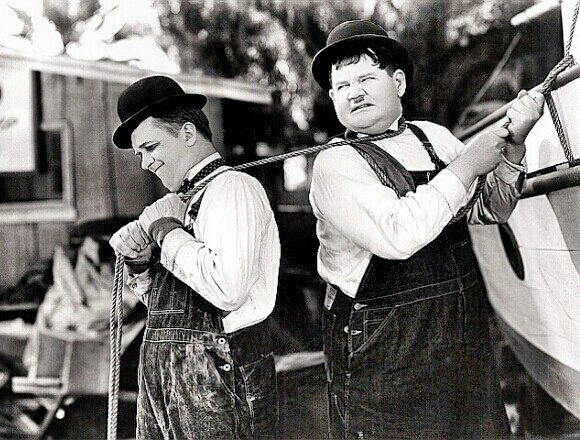 Laurel and Hardy carry out the Iraq Plan