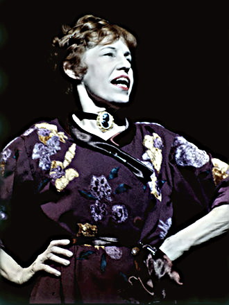 Actress Lotte Lenya