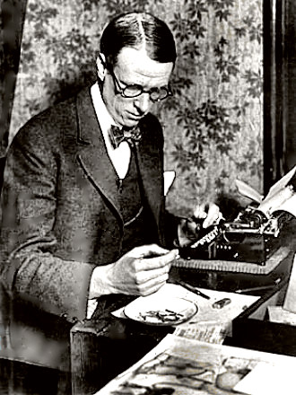 Sinclair Lewis at work