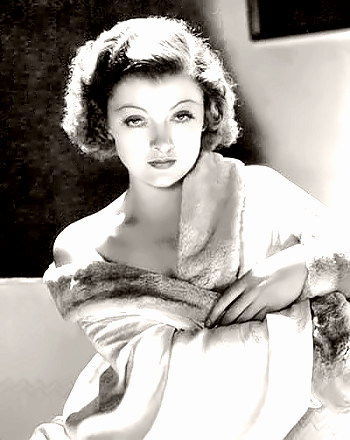 Actress Myrna Loy