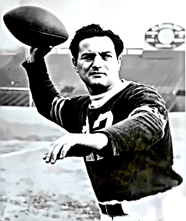 Football Great Sid Luckman