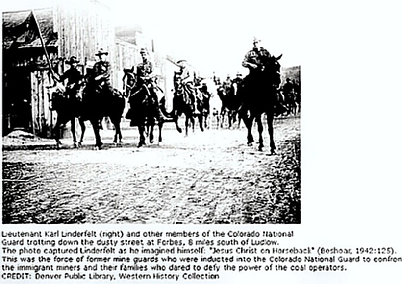 Ludlow, Colorado - National Guard approaching