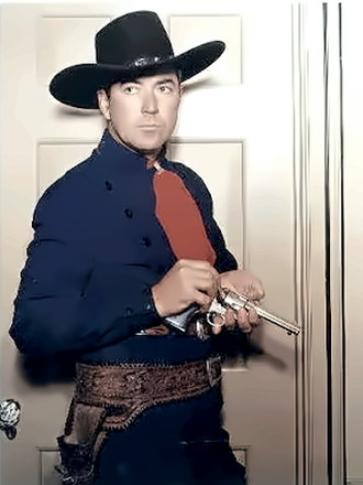 Actor Johnny Mack Brown