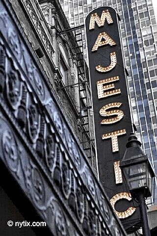 The Majestic Theatre in Manhattan