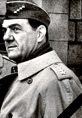 Actor Karl Malden as Omar Bradley