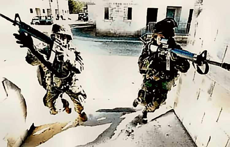 Marines in urban combat