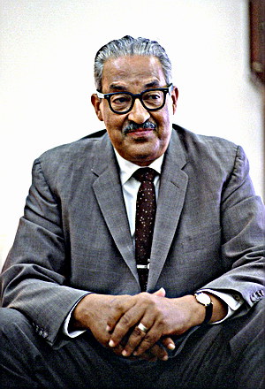 Retired Supreme Court Justice Thurgood Marshall