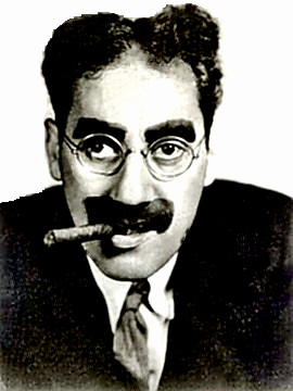 Comedian Groucho Marx