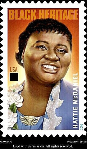 Actress Hattie McDaniel - her stamp