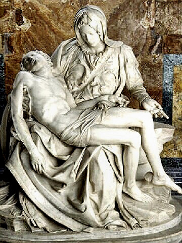 Michelangelo - his Pieta sculpture