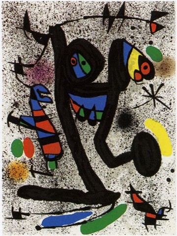 Artist Joan Miro - print