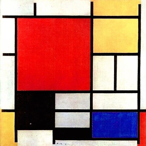 Abstract by Piet Mondrian