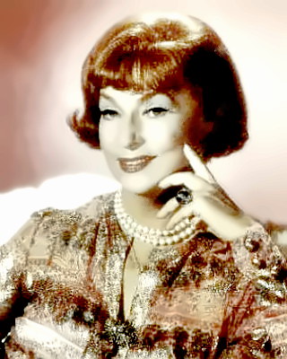 Actress Agnes Moorehead