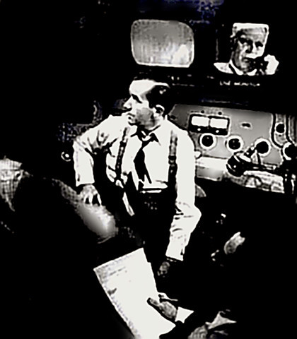 Murrow in studio