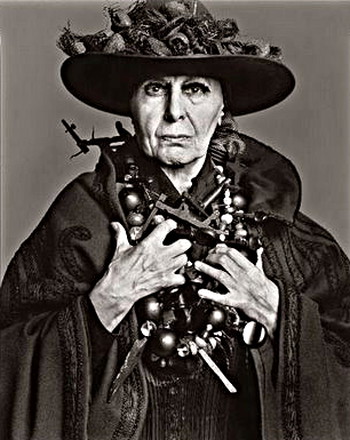 Sculptor Louise Nevelson