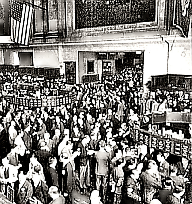 NY Stock Exchange after 1929 crash