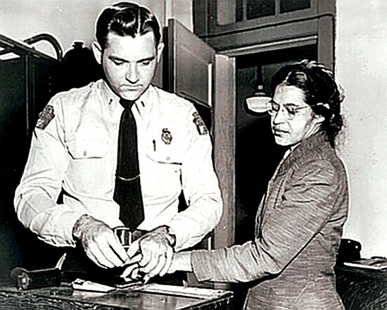 Rosa Parks - her arrest and booking