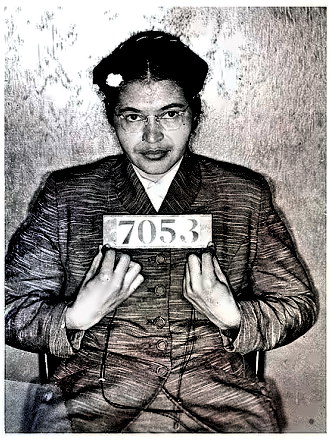 Rosa Parks' booking photo