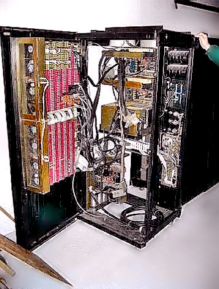 PDP-11 cabinet open