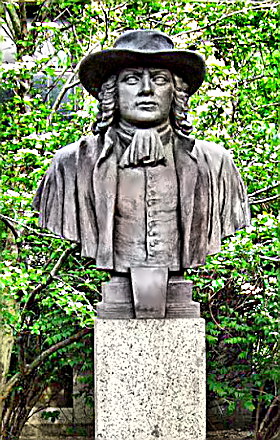 Statue of Colonial Leader William Penn