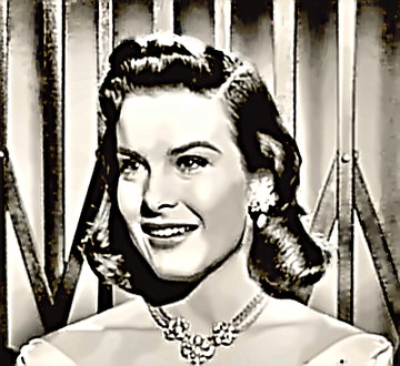 Actress Jean Peters