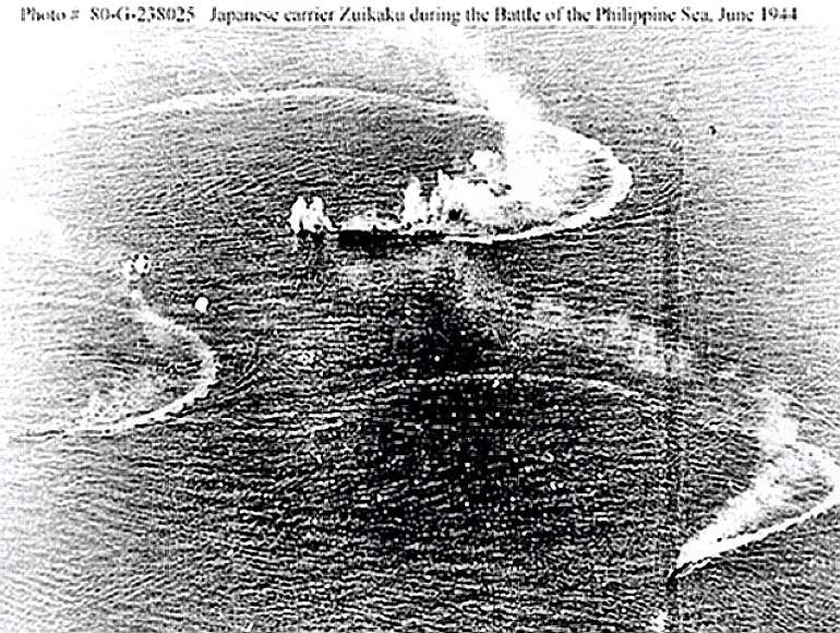 Philippine Sea - Japanese carrier attacked