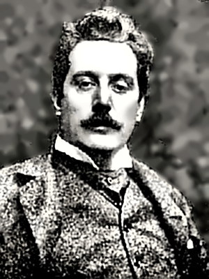 Composer Giacomo Puccini