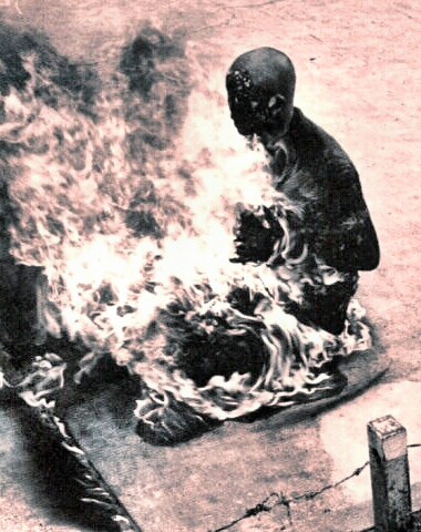 Quang Duc's immolation protest