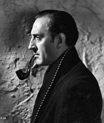 Basil Rathbone as Sherlock Holmes: 