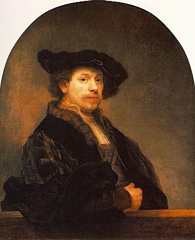 Painter Rembrandt van Rijn 1640 Self Portrait
