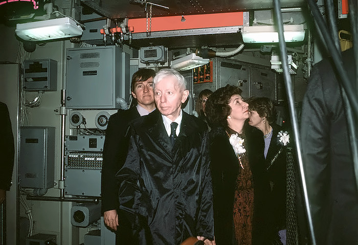 Admiral Rickover in USS Ohio