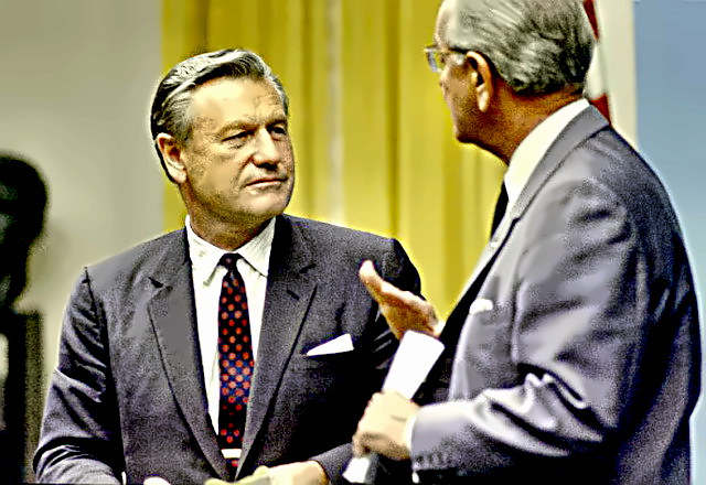 Governor Nelson Rockefeller with LBJ