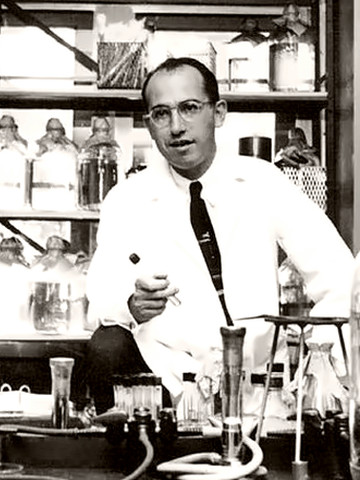 Dr. Jonas Salk, developer of Polio Vaccine