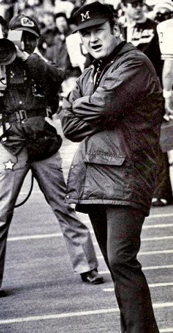 Michigan Head Coach Bo Schembechler