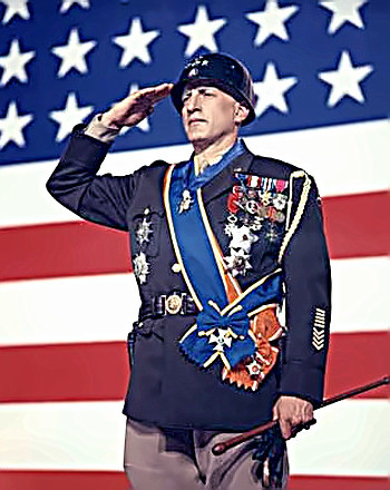 Actor George C. Scott as General George Patton