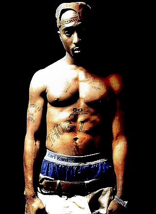 Rapper Tupac Shakur