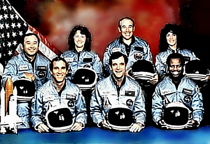 Shuttle Challenger Crew Portrait