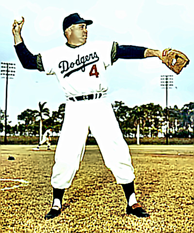 Dodger Center Fielder Duke Snider