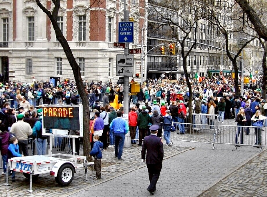 St. Patrick's Day parade in New York (recent)