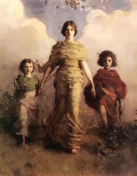 Artist Abbott Thayer's A Virgin