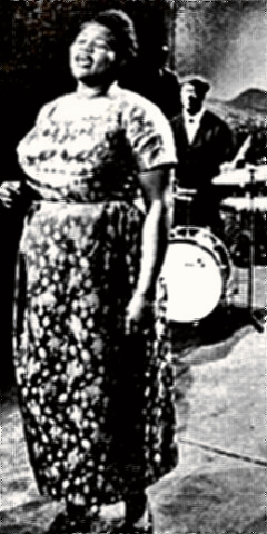 Singer Big Mama Thornton