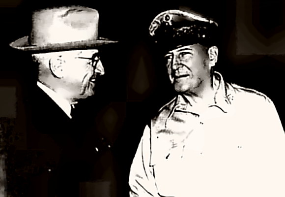 President Truman with General MacArthur