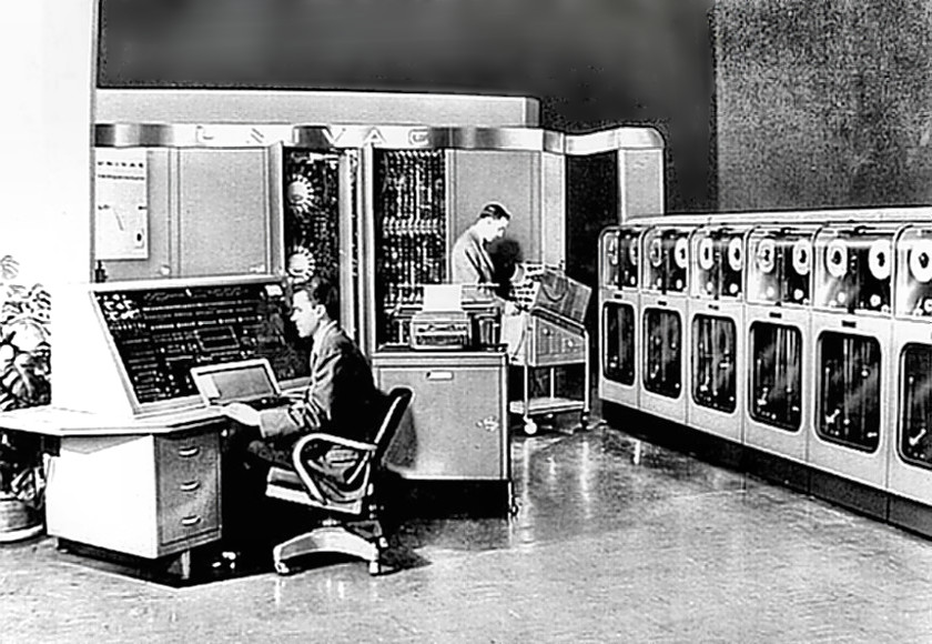 UNIVAC 1 - Console, CPU, Tape Drives