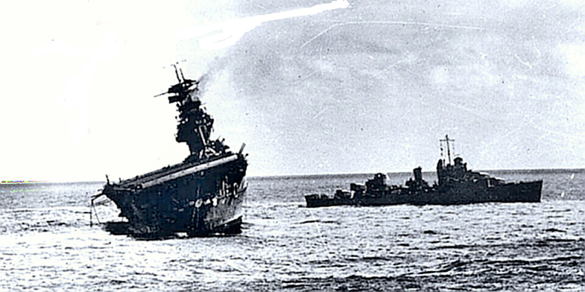 USS Yorktown sinking