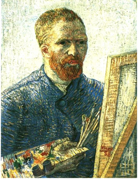 Painter Vincent van Gogh's self portrait