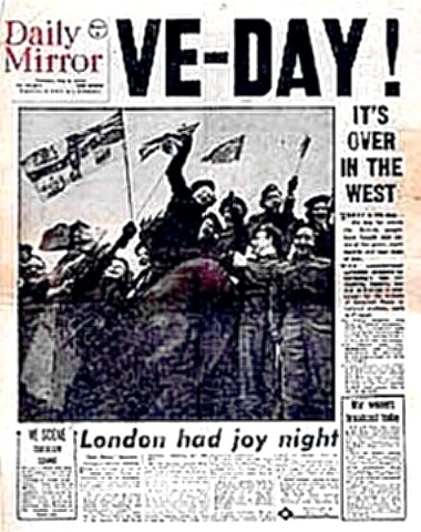 V-E Day - London Mirror - VE Day
