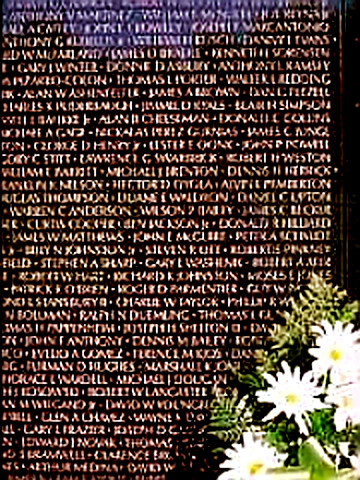 Panel 1 (1959 on) Vietnam Wall